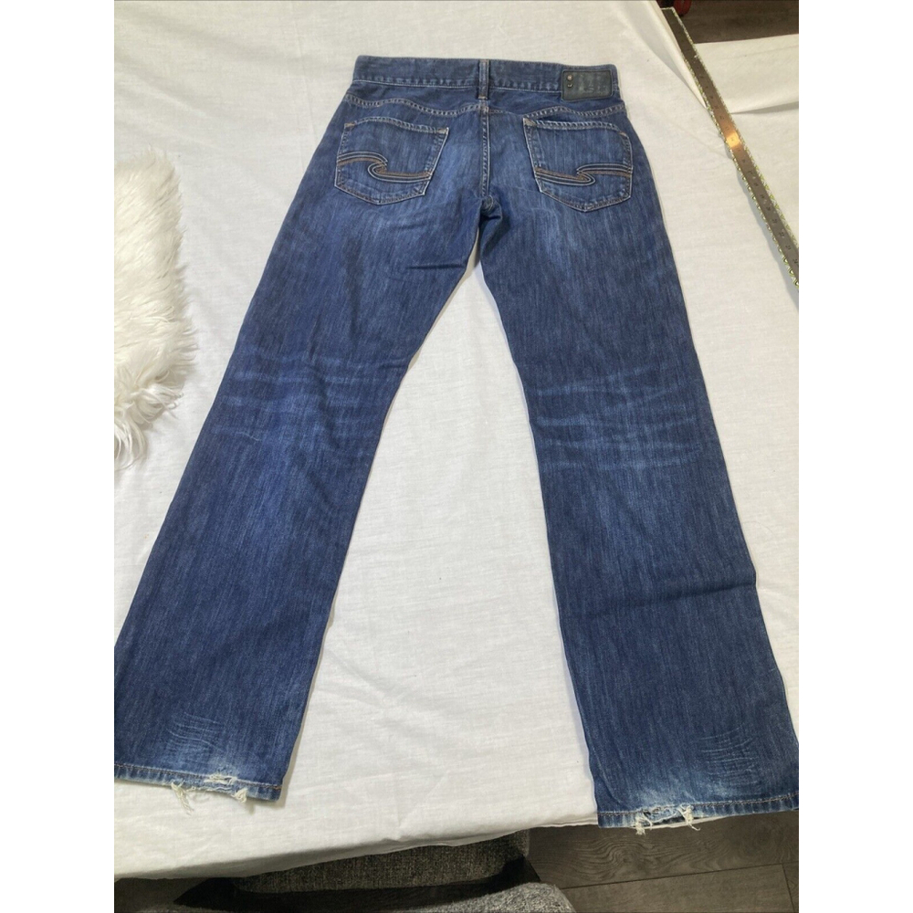 Silver Jeans Mens 31x32* Western Glove Works Garner Heritage Dark Wash Classic